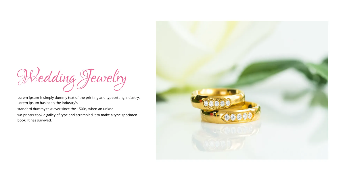 Free Wedding Presentation Template to Edit Online