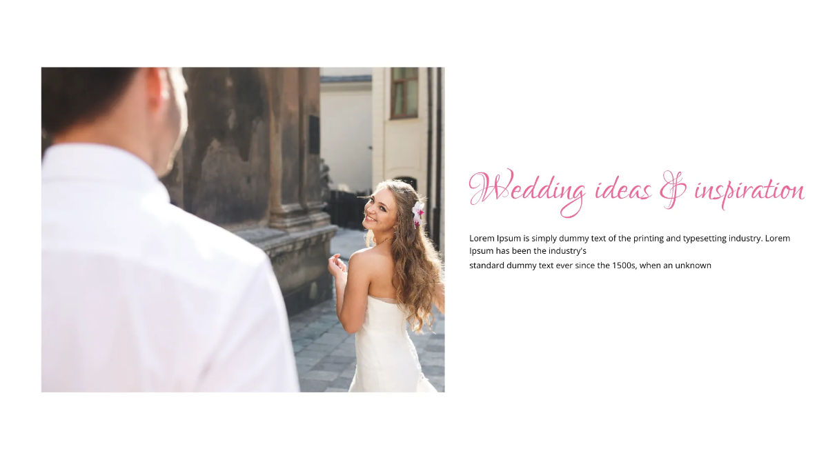 Free Wedding Presentation Template to Edit Online