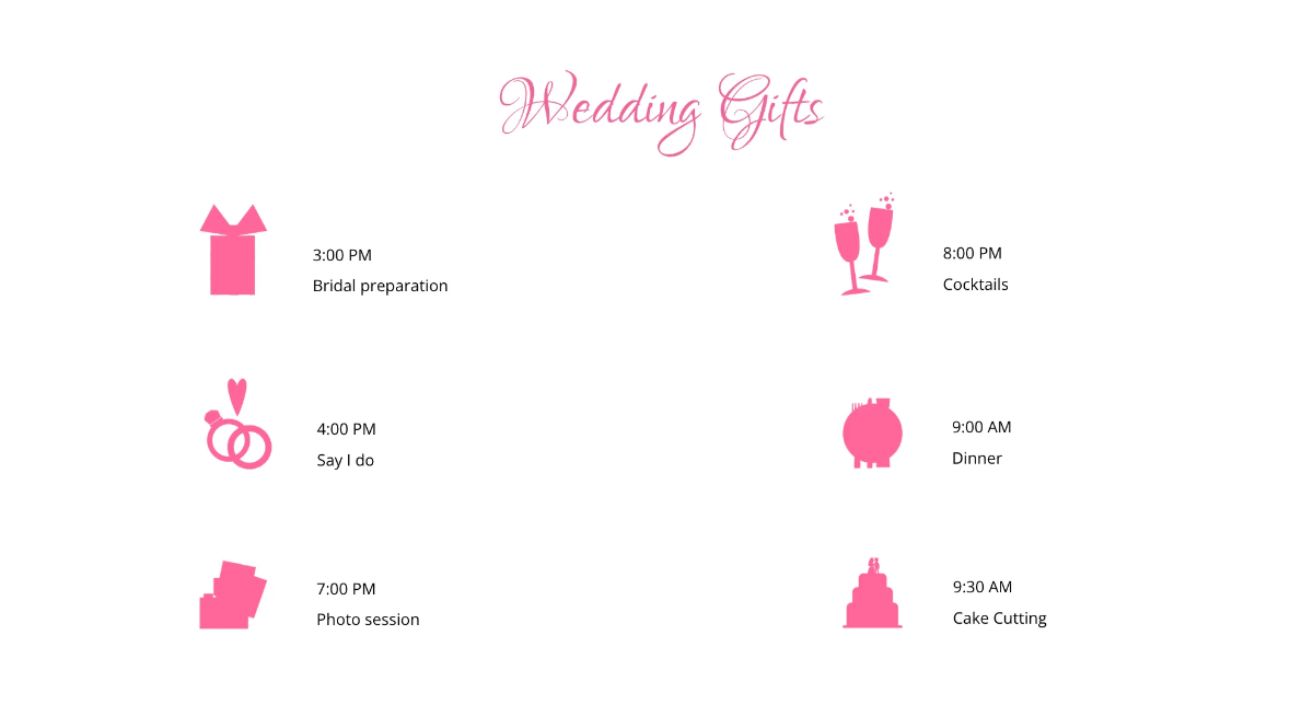 Free Wedding Presentation Template to Edit Online