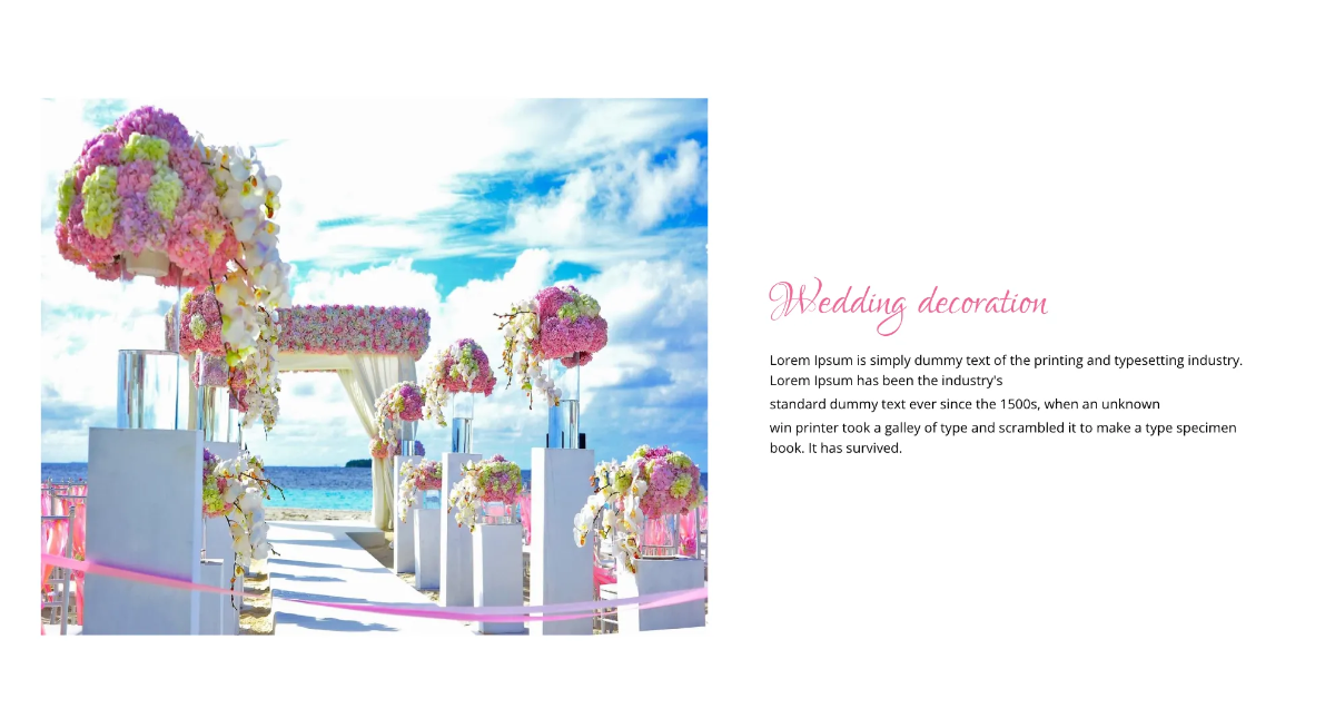 Free Wedding Presentation Template to Edit Online