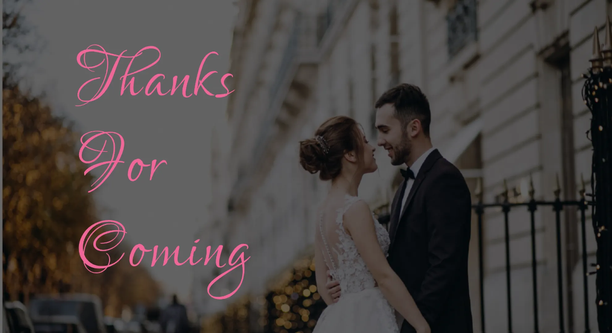 Free Wedding Presentation Template to Edit Online