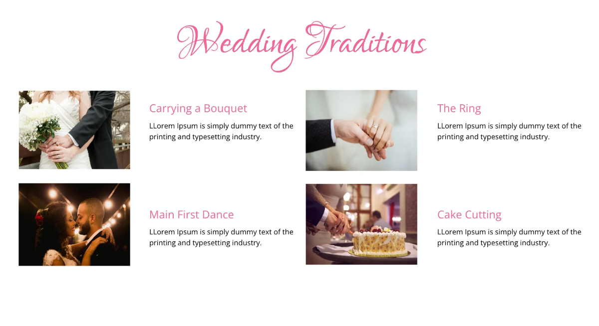 Free Wedding Presentation Template to Edit Online