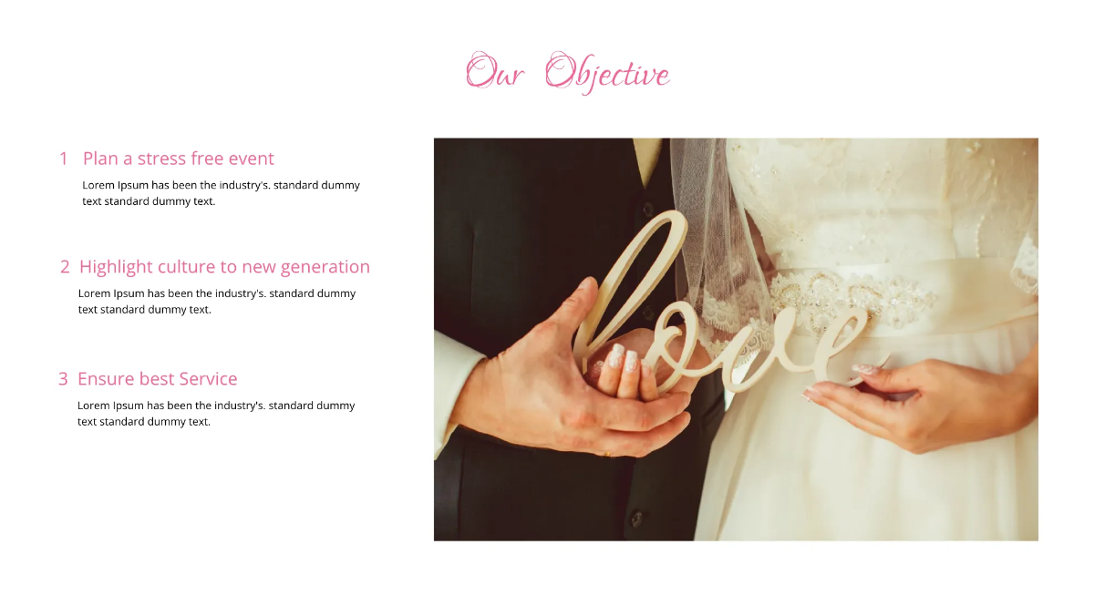 Free Wedding Presentation Template to Edit Online