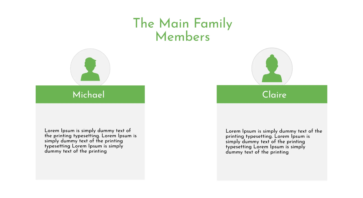 Free Family Tree Powerpoint Presentation Template to Edit Online