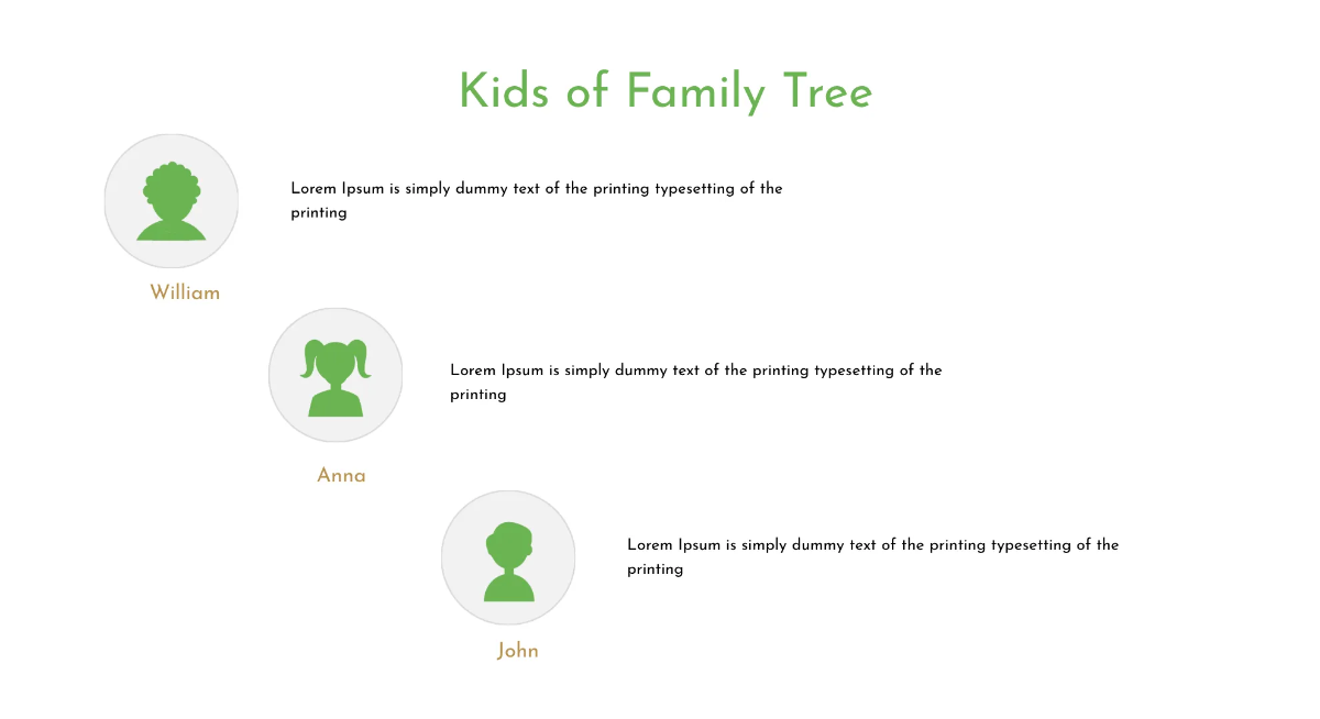 Free Family Tree Powerpoint Presentation Template to Edit Online
