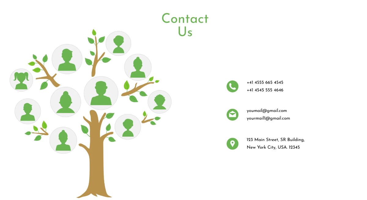 Free Family Tree Powerpoint Presentation Template to Edit Online