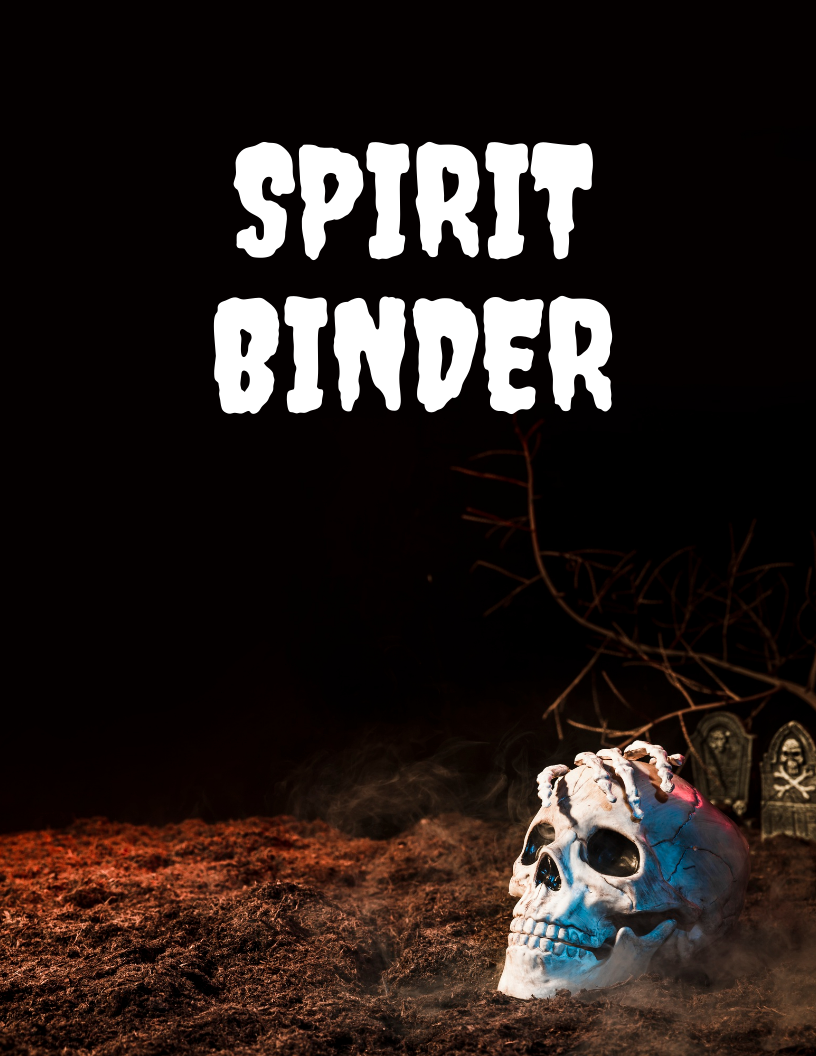 Scary Binder Cover