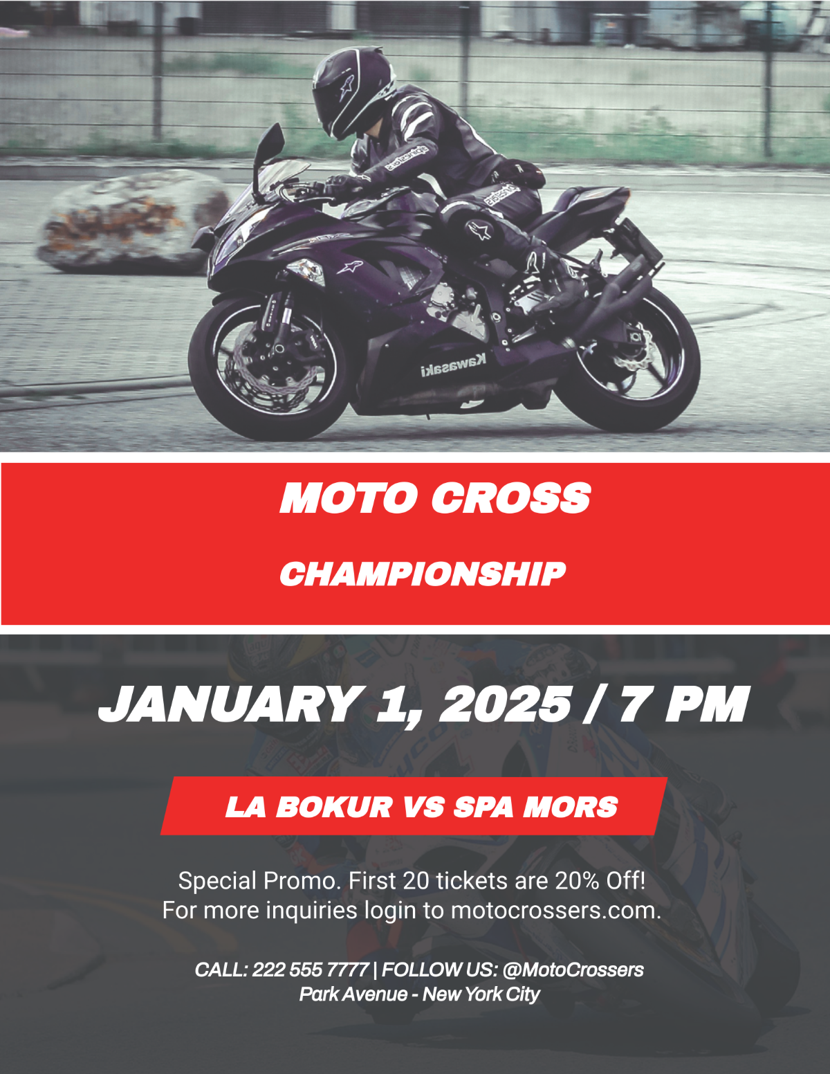 Moto Rally Flyer
