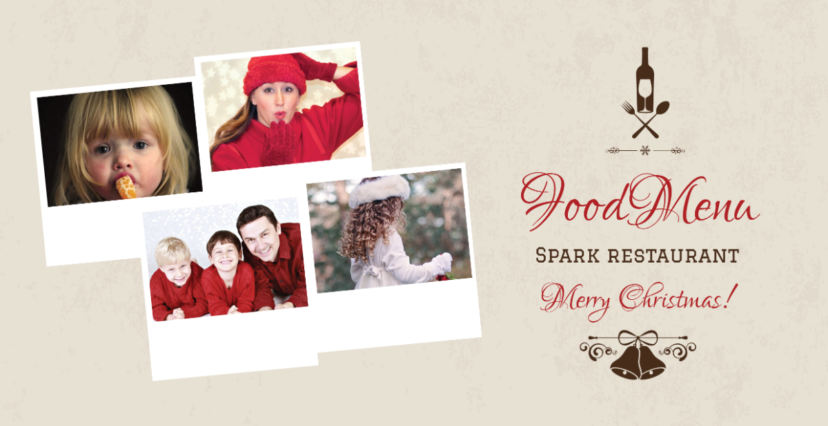 Christmas Photo Collage Card Template - Edit Online & Download