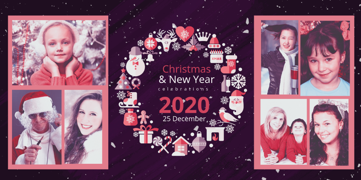 Merry Christmas Photo Card Template - Edit Online & Download