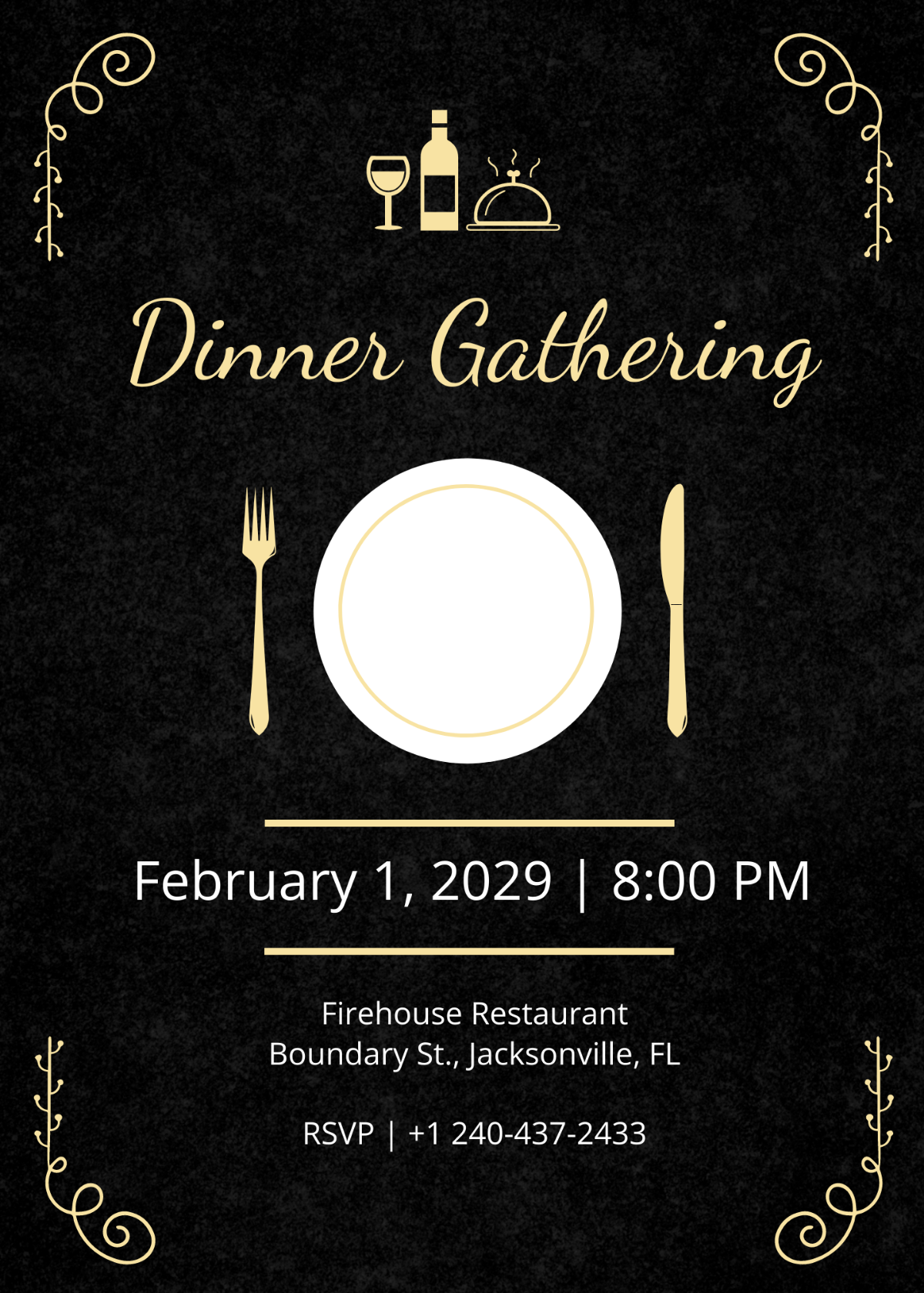 FREE Dinner Invitation Templates Examples Edit Online Download 