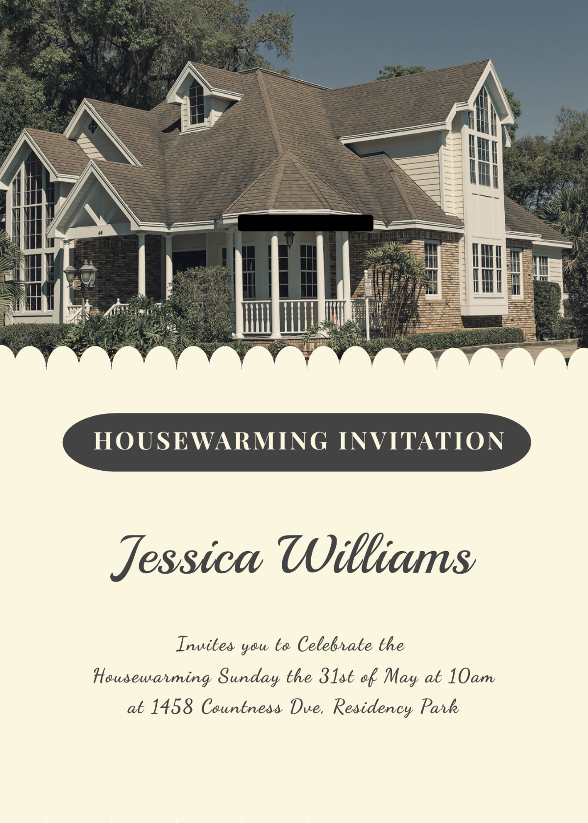 Welcoming Housewarming Invitation Card Template