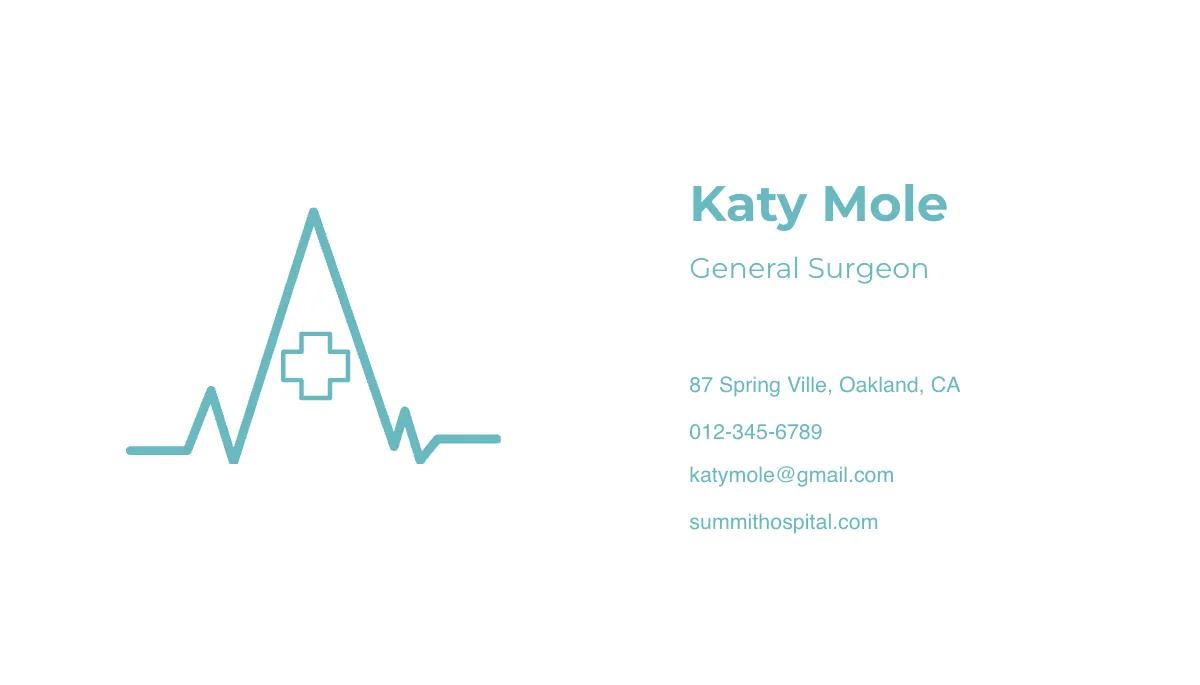 Free Medical Business Card Template to Edit Online Free Medical Business Card Template to Edit Online