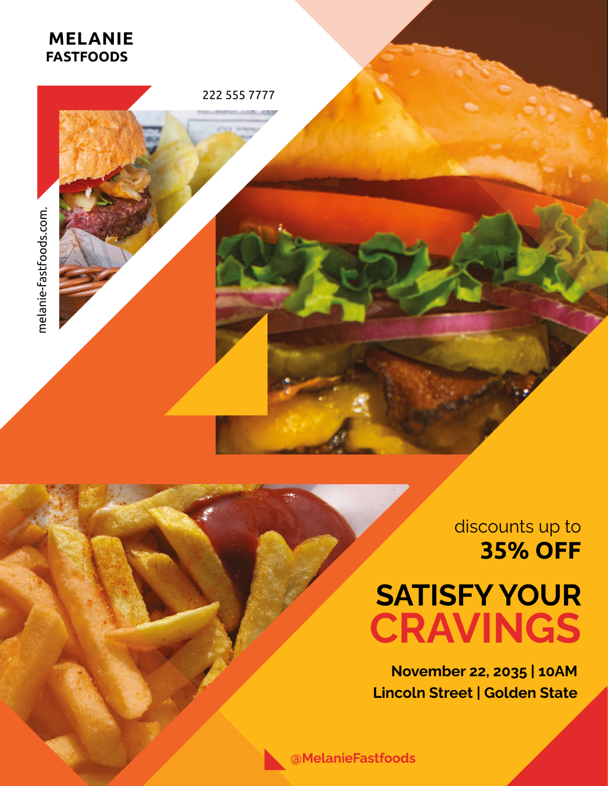 Delicious Fast Food Flyer Template
