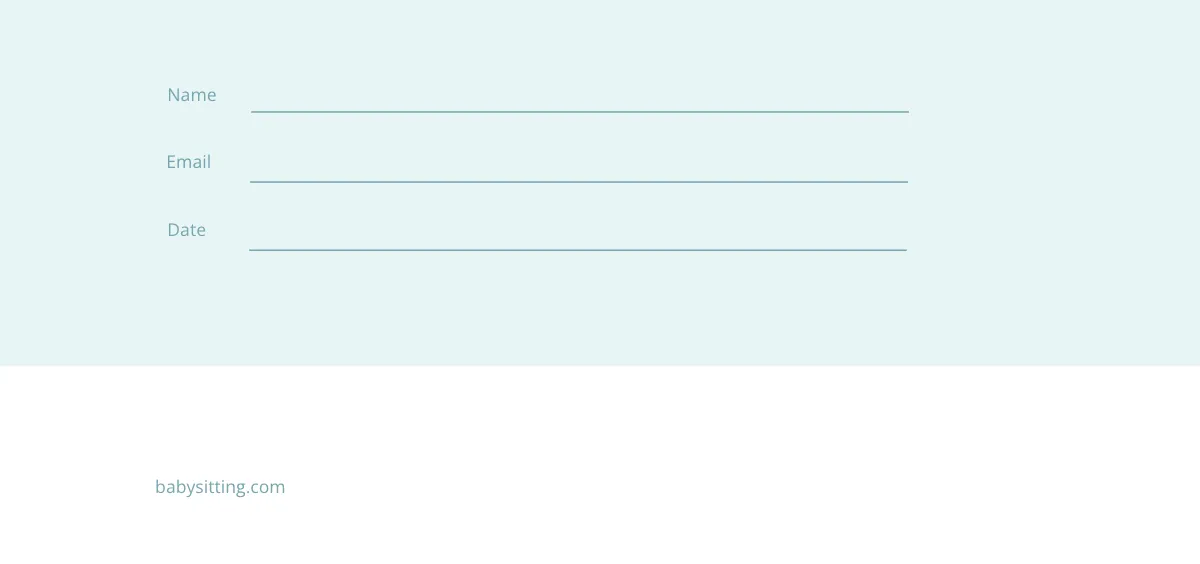 Free Babysitting Coupon Template to Edit Online