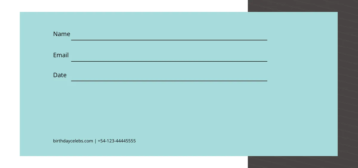 Free Simple Birthday Voucher Template to Edit Online