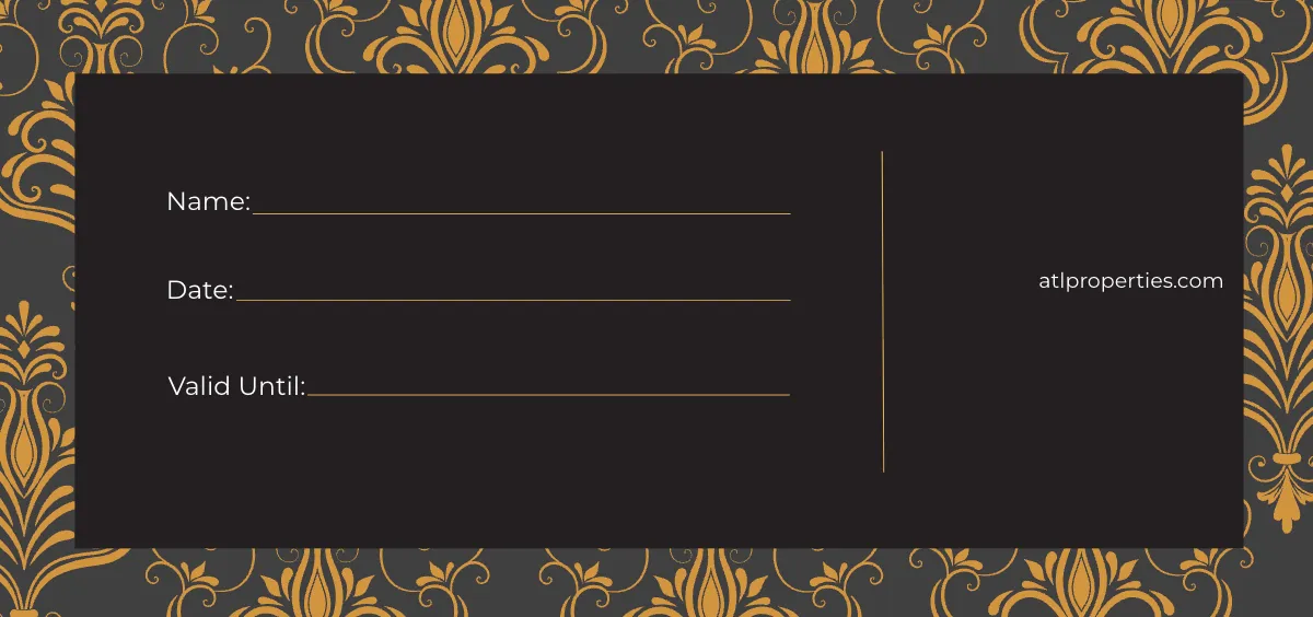 Free Elegant Gift Voucher Template to Edit Online