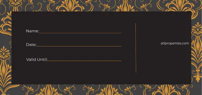 Free Elegant Gift Voucher Template to Edit Online