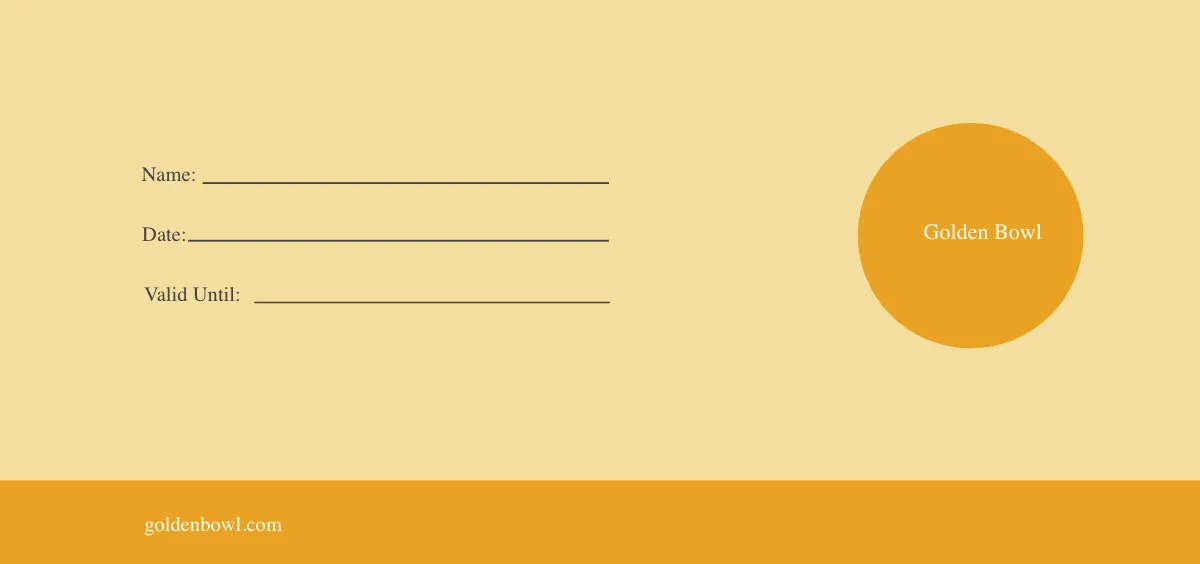 Free Lunch Voucher Template to Edit Online