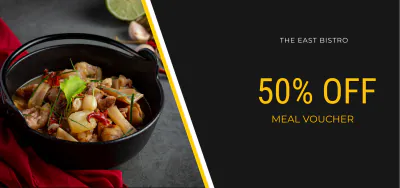 Free Meal Voucher Template to Edit Online