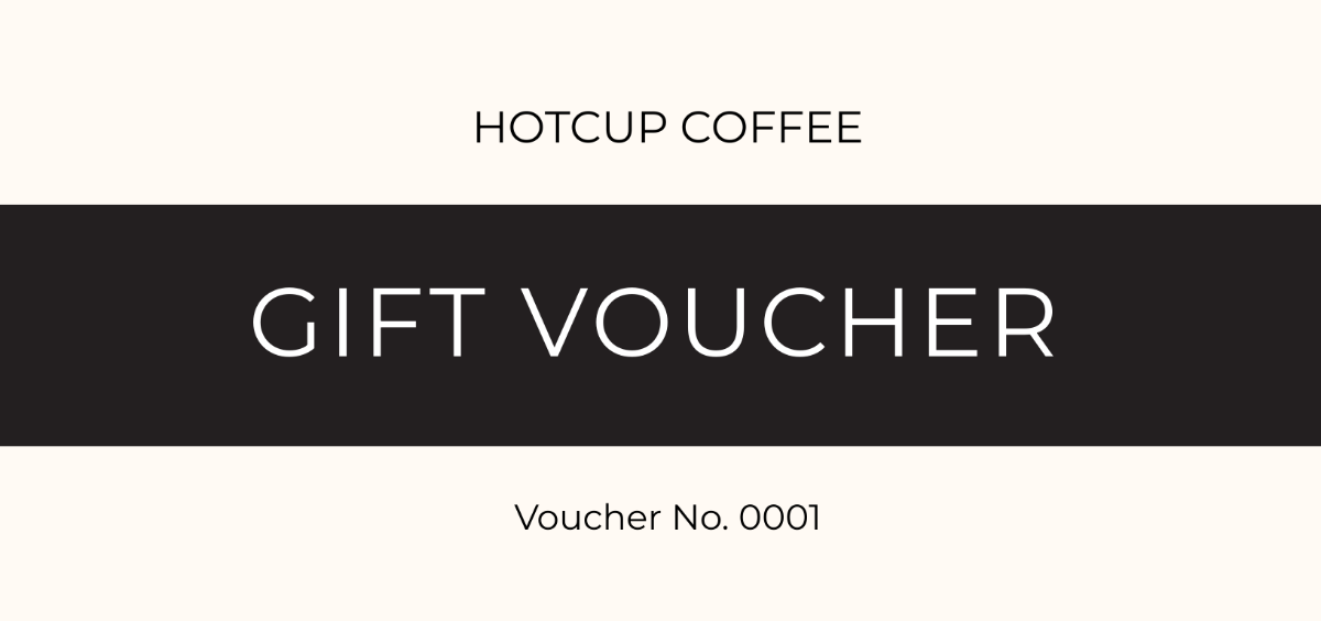 Simple Gift Voucher Template