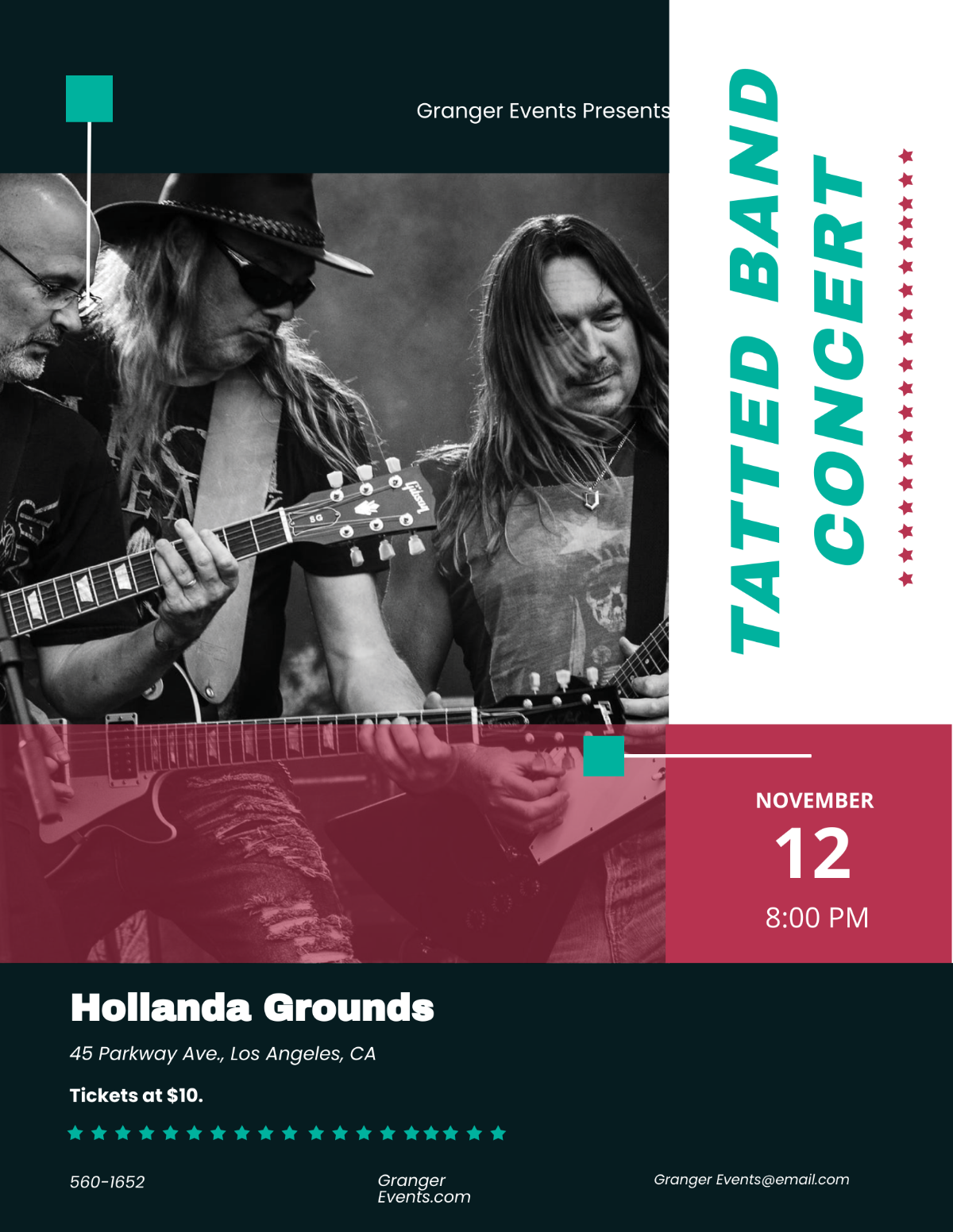 Band Flyer Template - Edit Online & Download