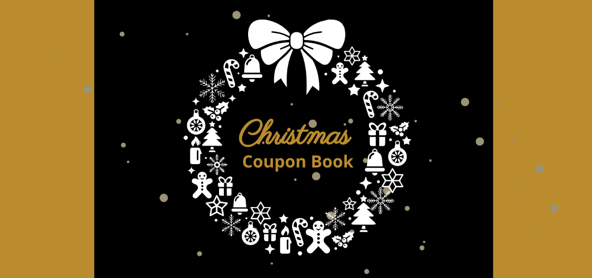 Coupon Book for Christmas Celebrations Template