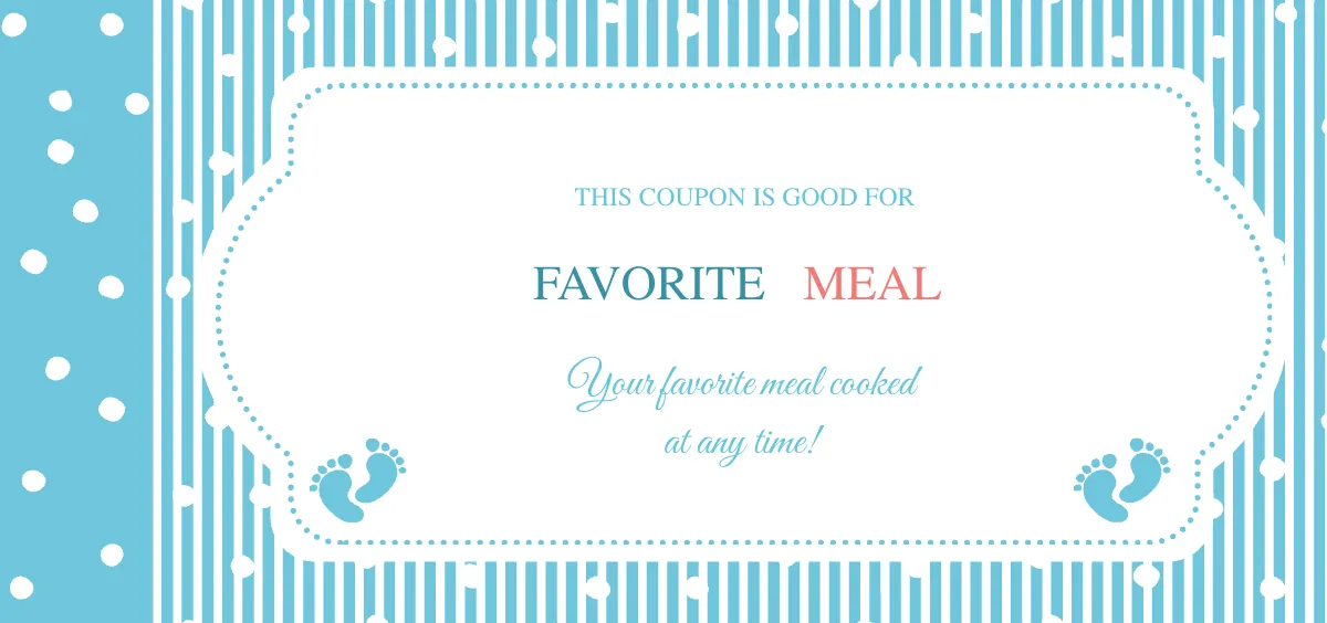 Free Coupon Book for Kids Template to Edit Online