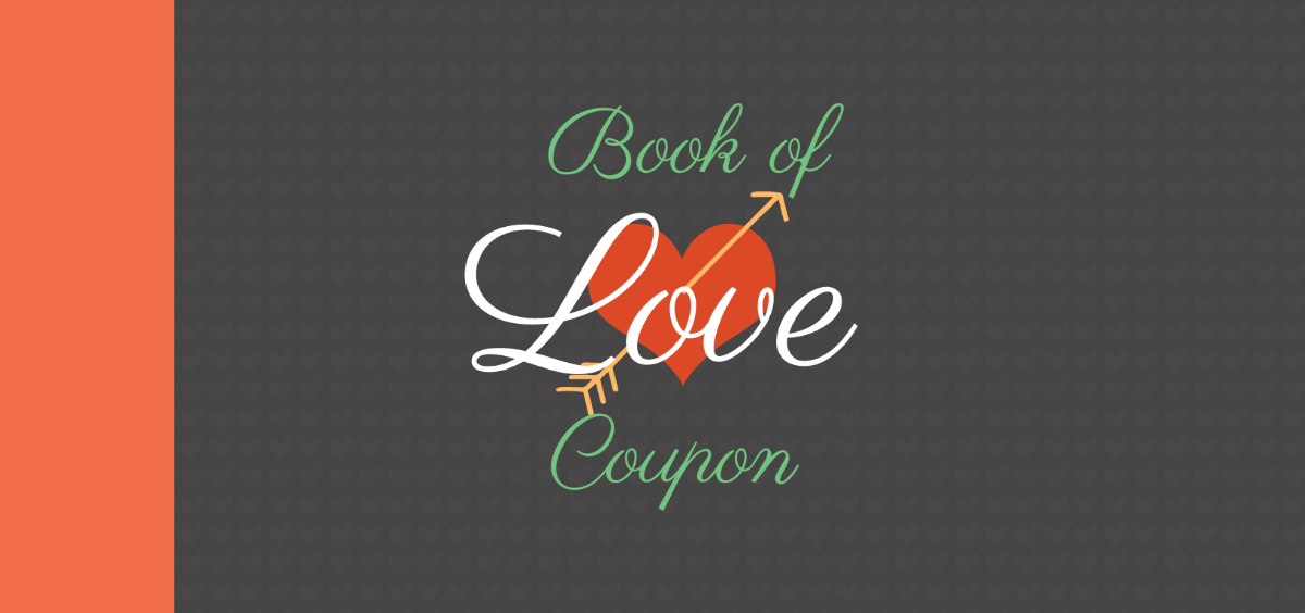 Romantic Love Coupon Book Template