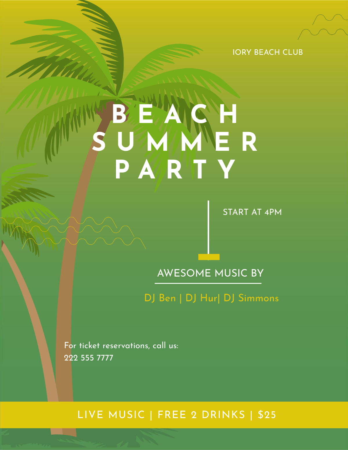 Beach Flyer Template - Edit Online & Download