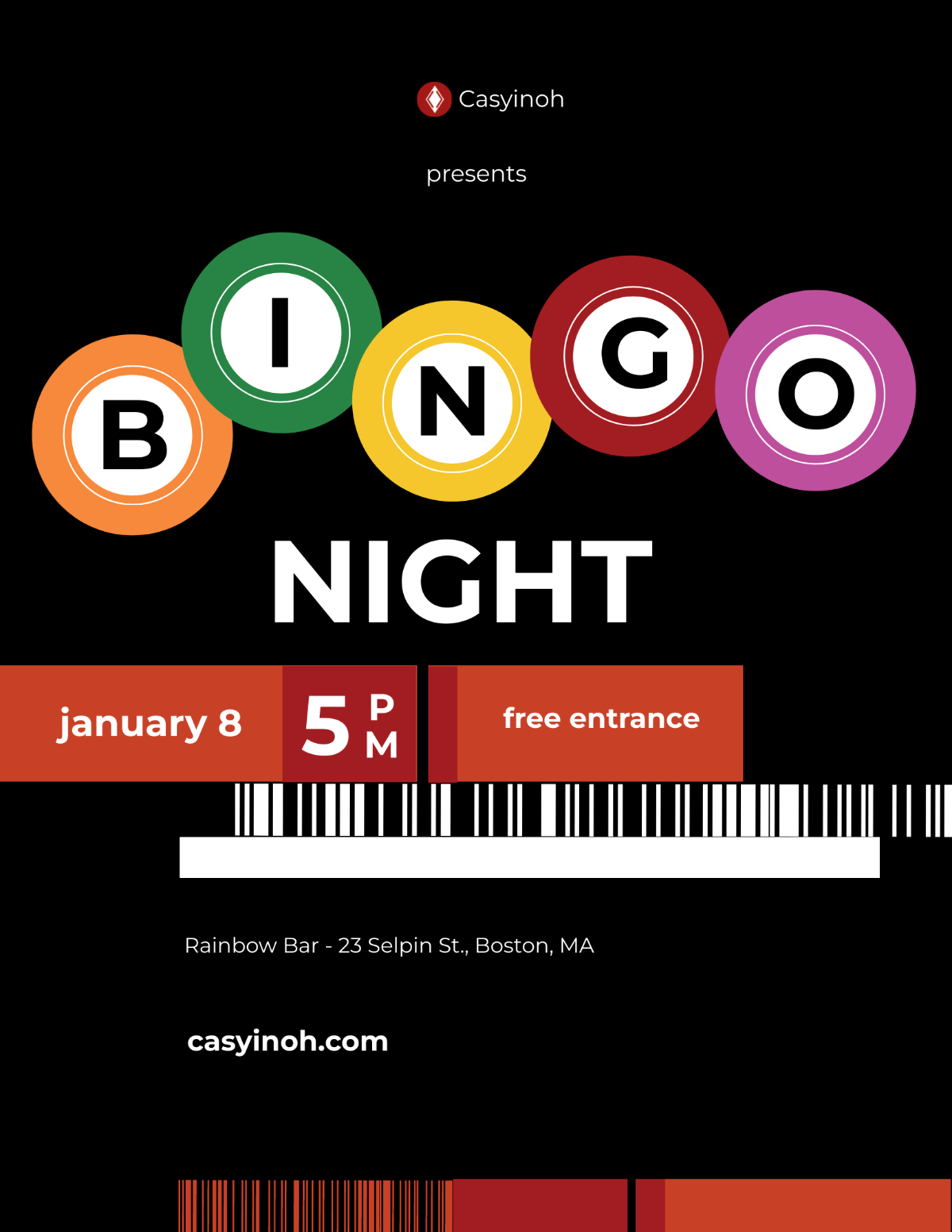 Free Bingo Flyer Template