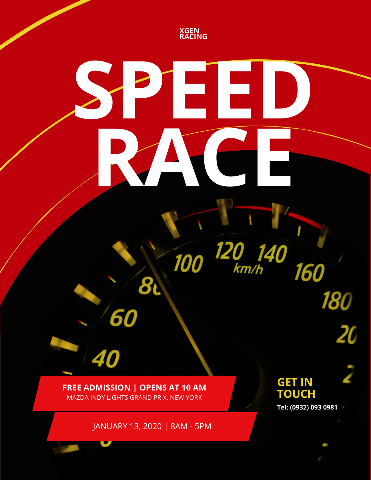 Free Racing Flyer Template