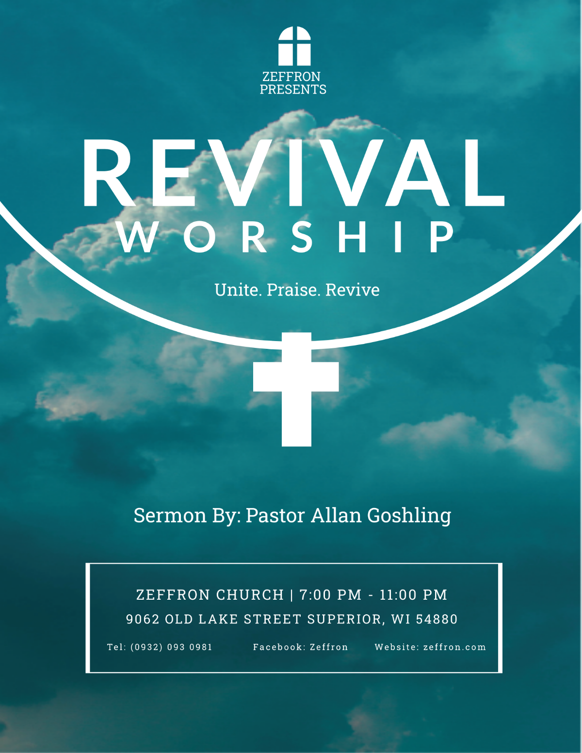 Revival Flyer Template
