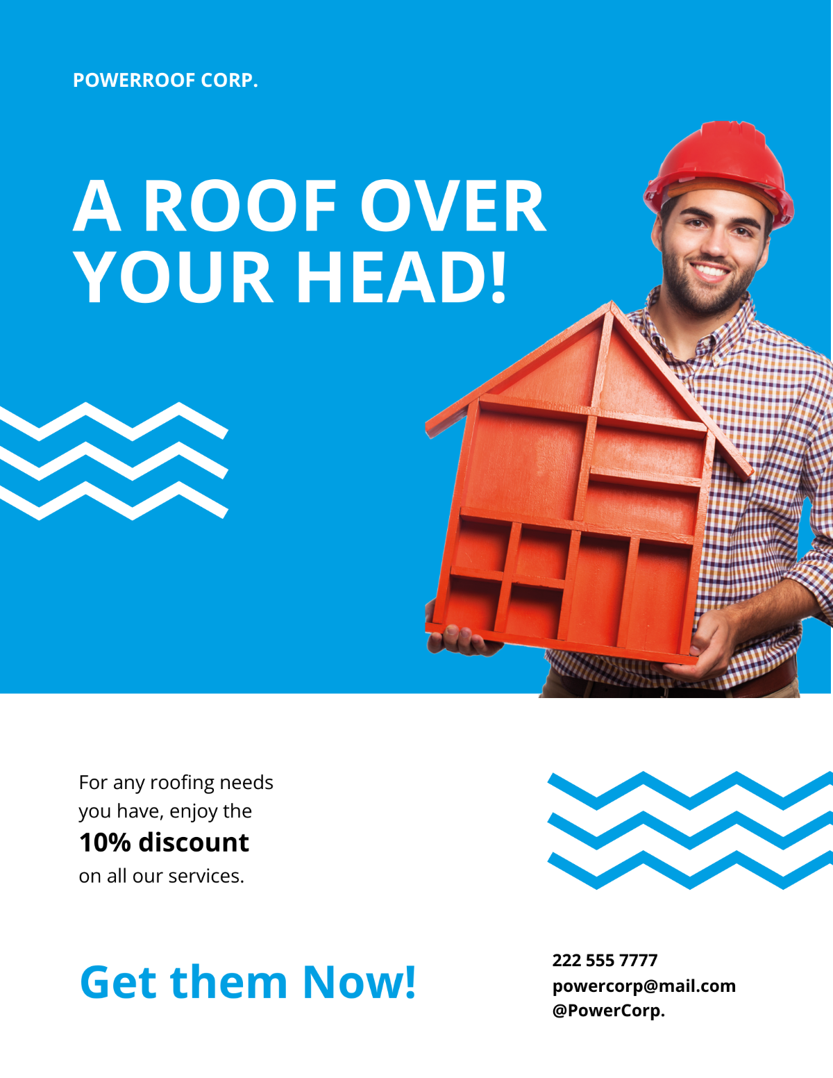 Roofing Flyer Template - Edit Online & Download