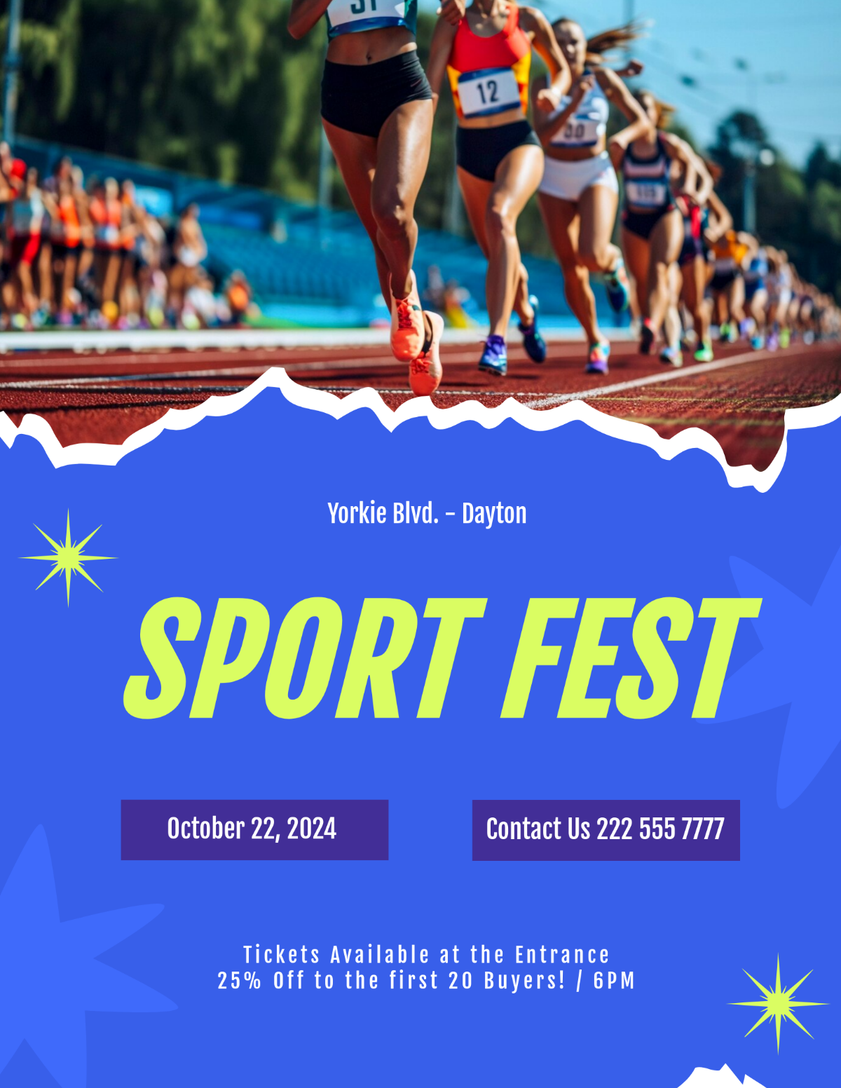 Sports Event Flyer Template - Edit Online & Download