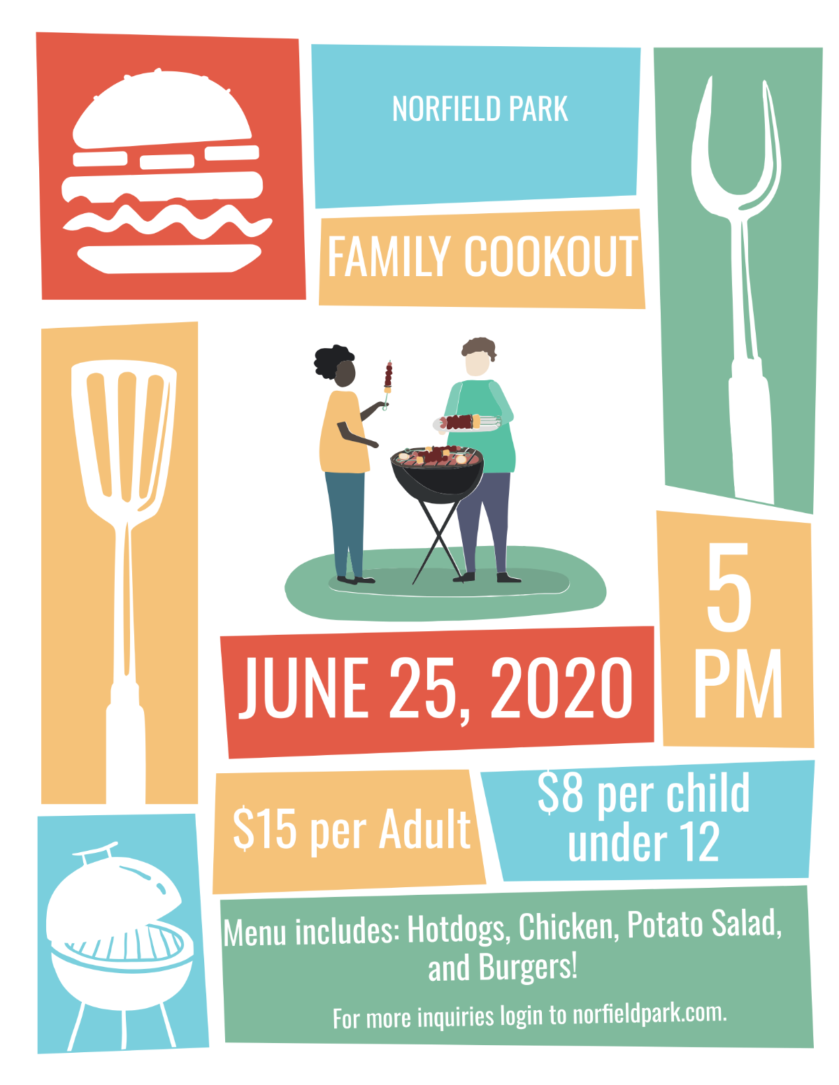 Cookout Flyer Template - Edit Online & Download