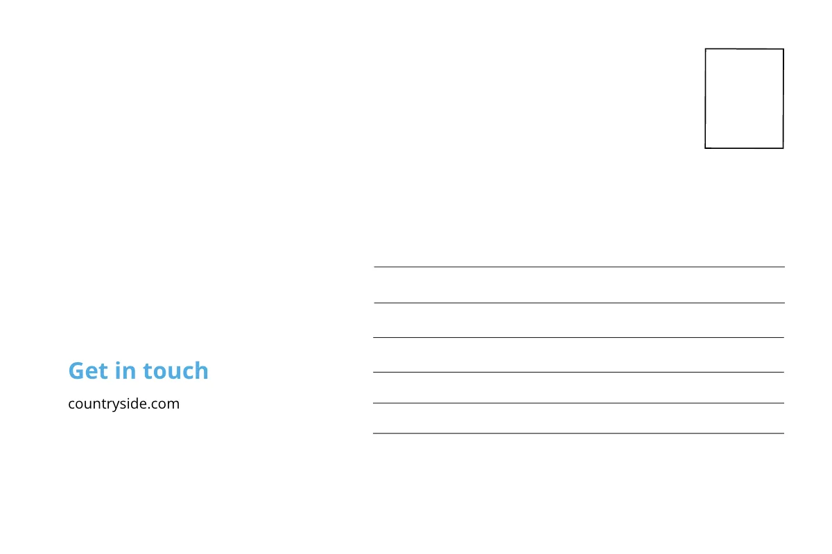 Free Simple Business Postcard Template to Edit Online