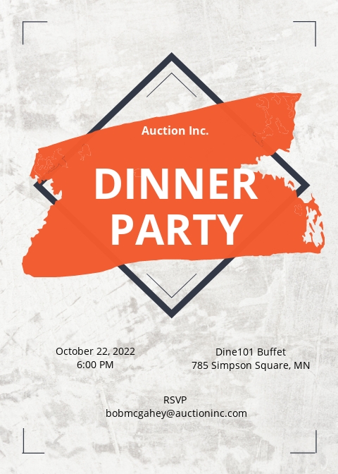 Rustic Party Invitation Template [Free JPG] - Illustrator, Word, Outlook, Apple Pages, PSD, Publisher