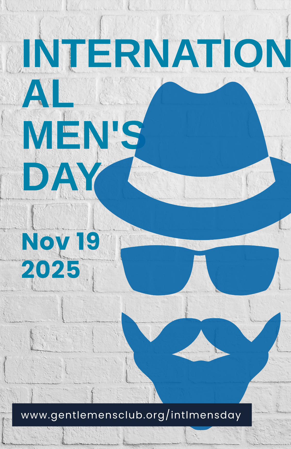 Free International Men's Day Poster Template