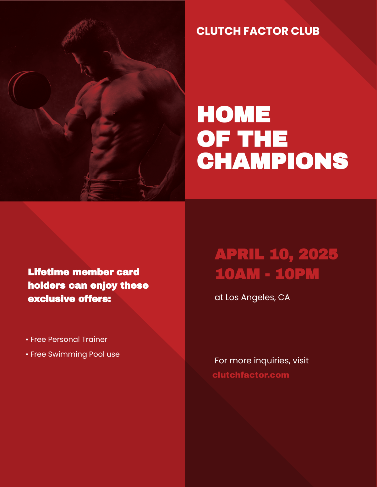 Gym Flyer Template - Edit Online & Download