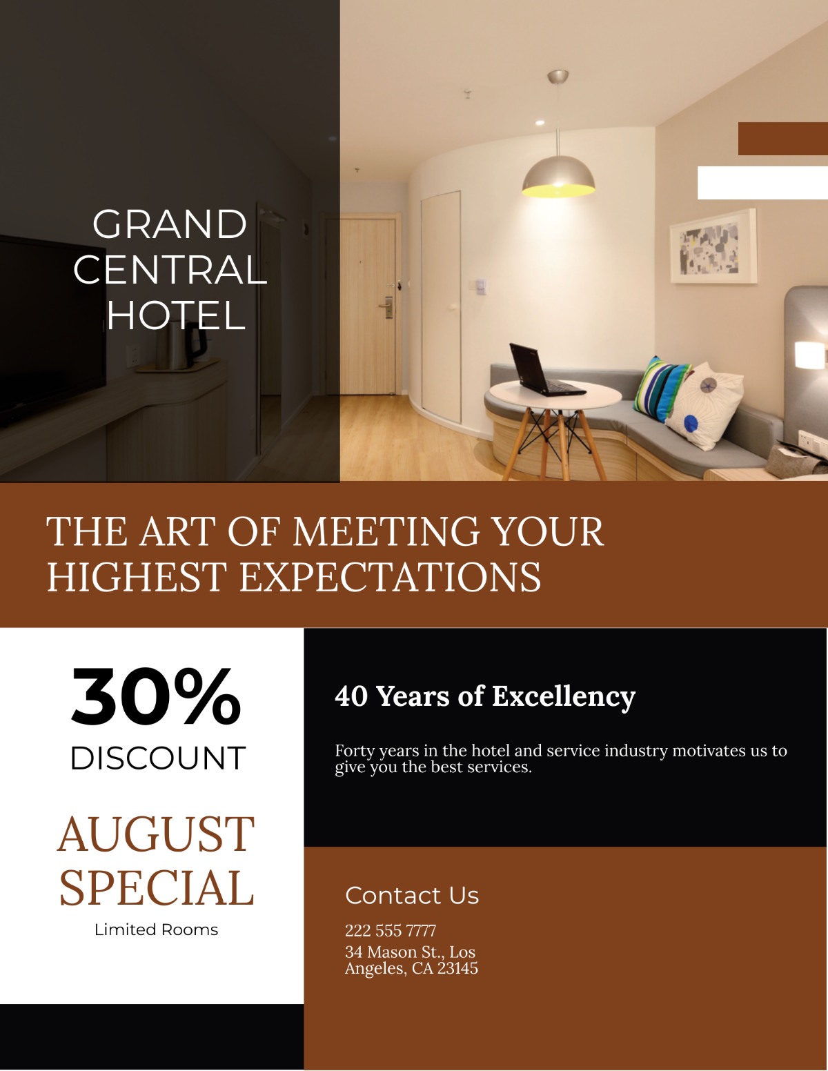 Hotel Promotional Flyer Template