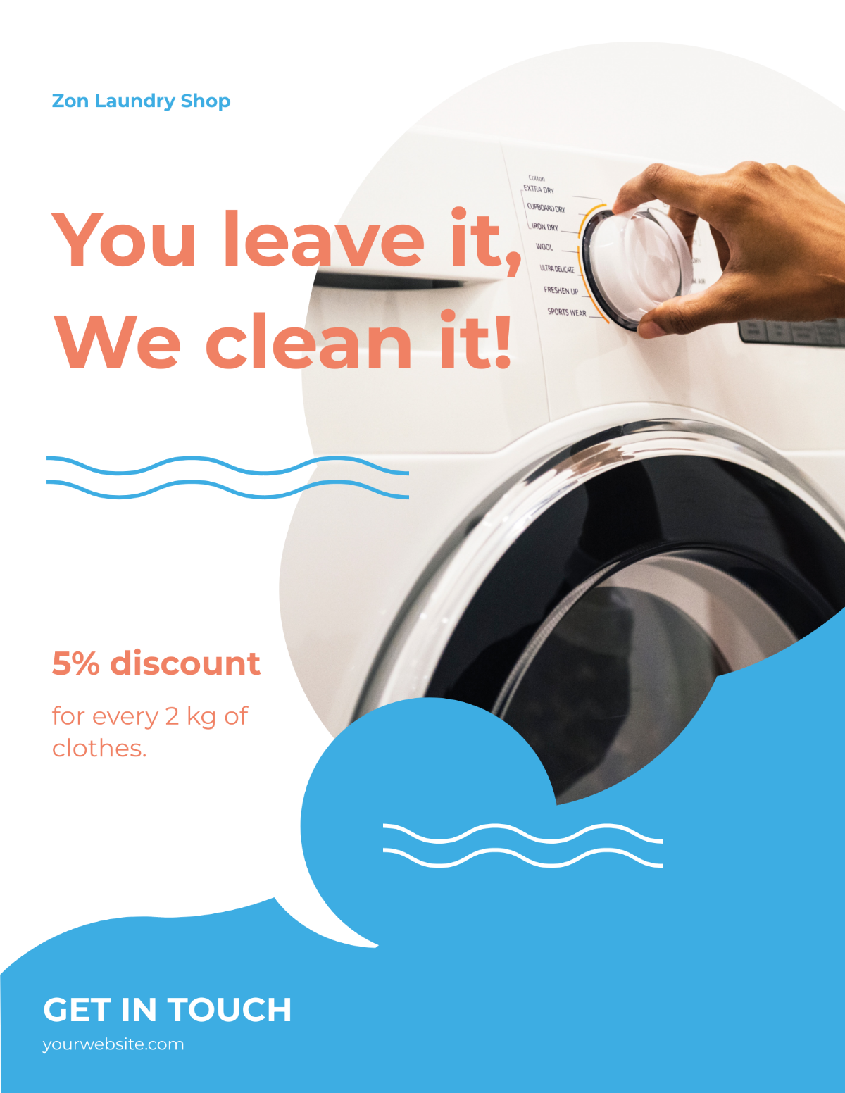 Free Laundry Flyer Template