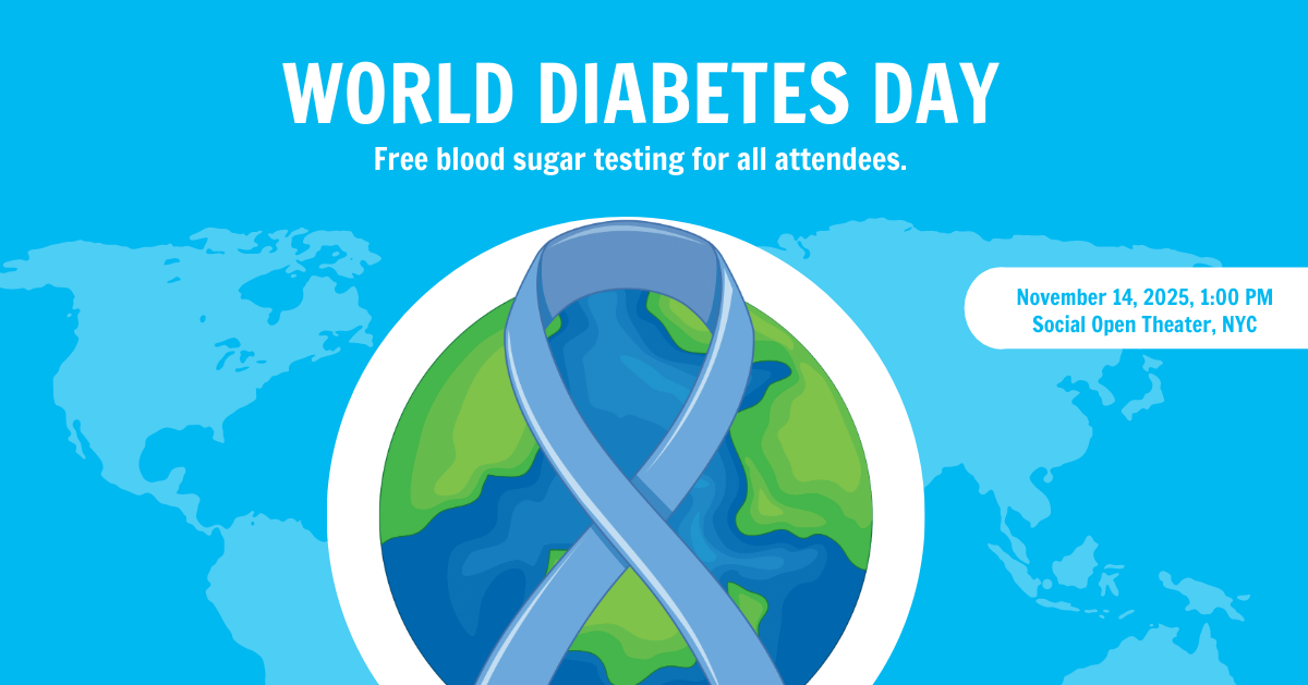 Free World Diabetes Day Facebook Post Template