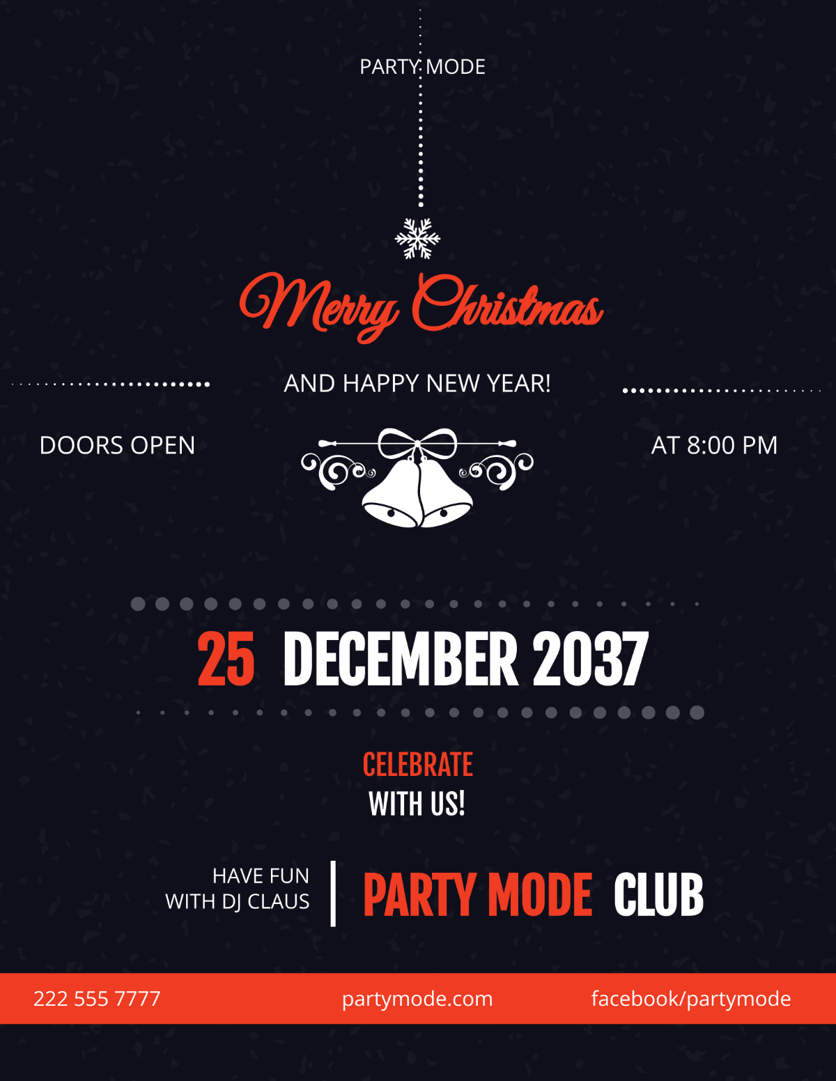 Free Christmas Event Flyer Template