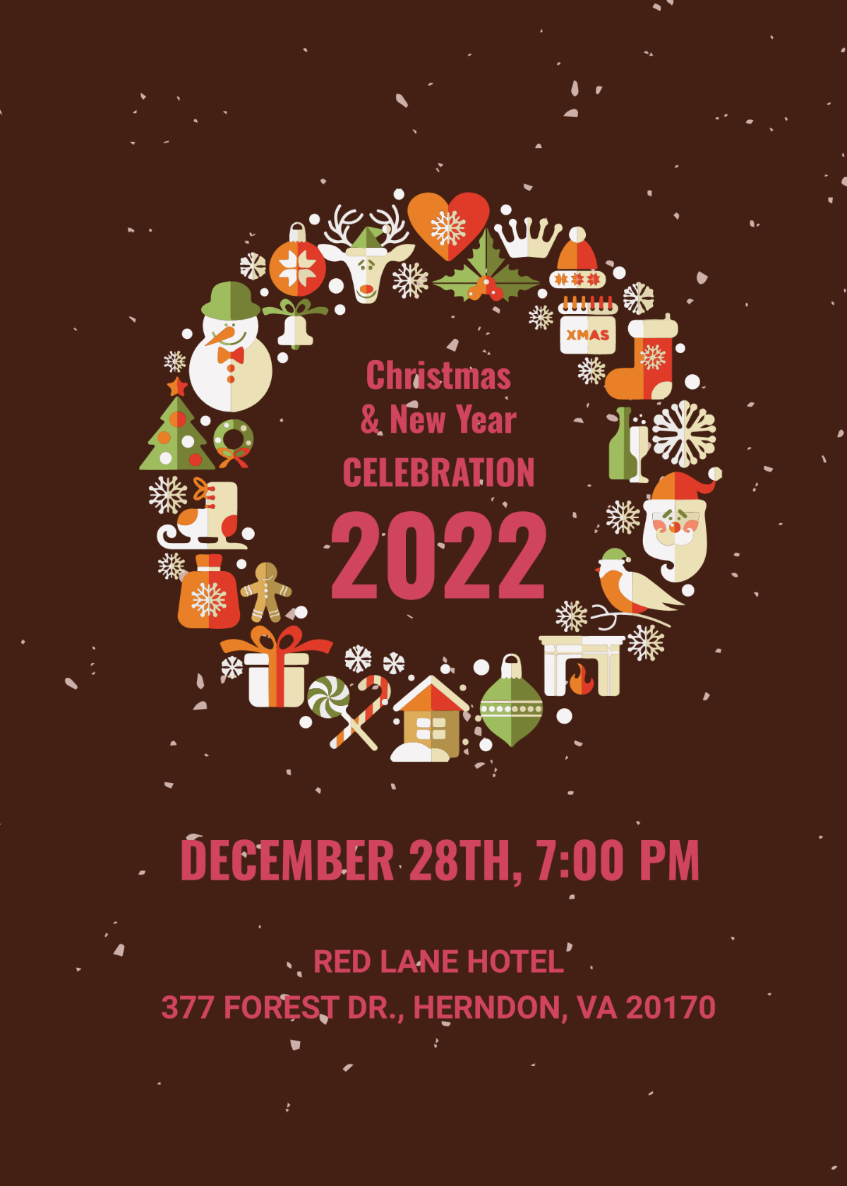 Christmas and New Year Invitation