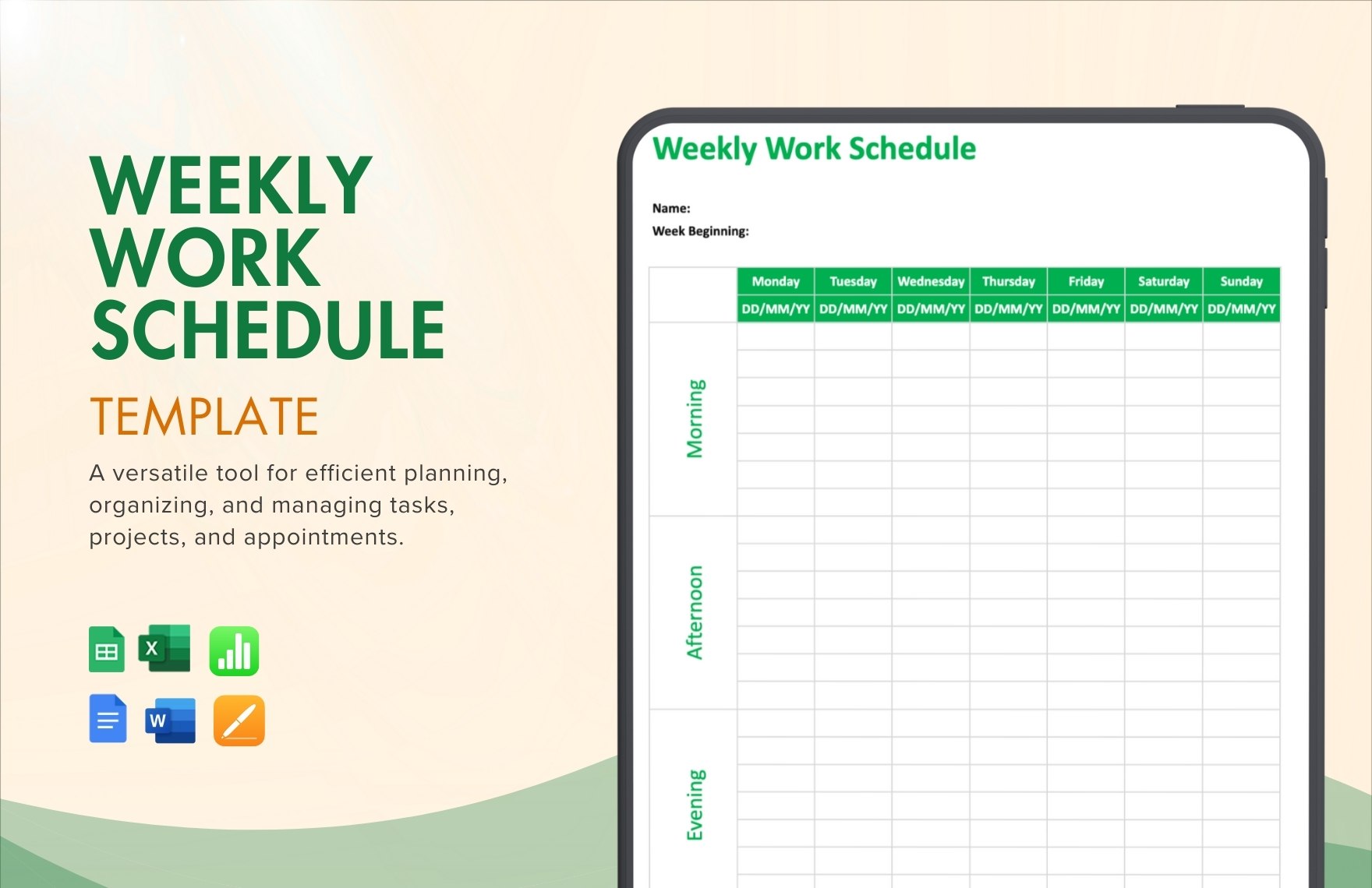 Page 6 Schedule Templates In Word FREE Download Template