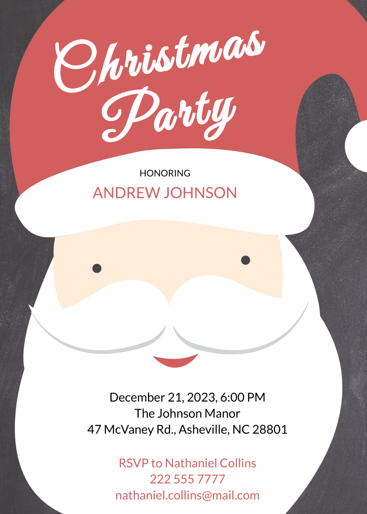 Christmas Party Creative Invitation