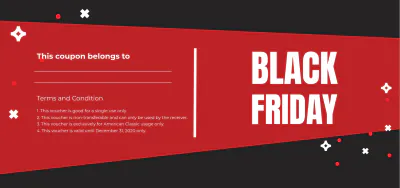 Free Black Friday Voucher Template to Edit Online