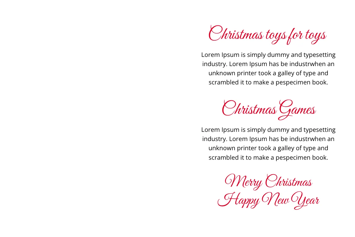 Free Christmas Invitation Postcard Template to Edit Online