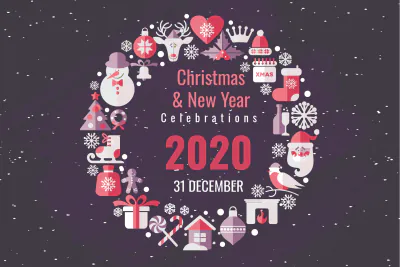 Free Rustic Christmas Postcard Template to Edit Online
